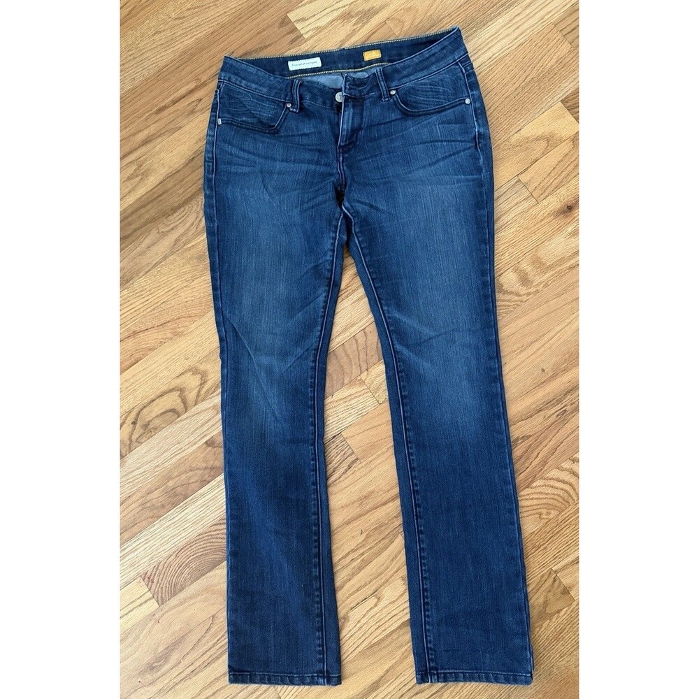 Anthropologie Pilcro and the Letterpress Jeans Blue Size 28 Low-Rise‎ Straight